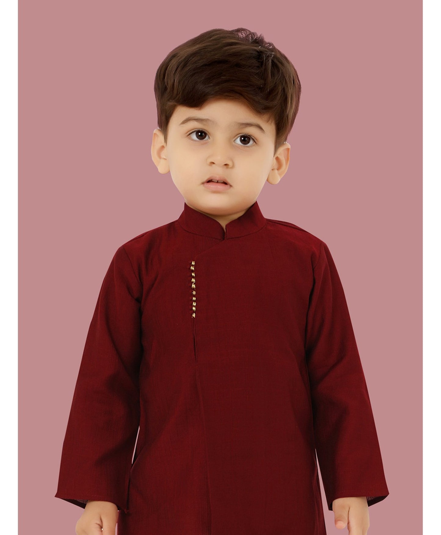 Cotton Silk Woven Full Sleeves Solid Coordinating Dhoti Kurta Set