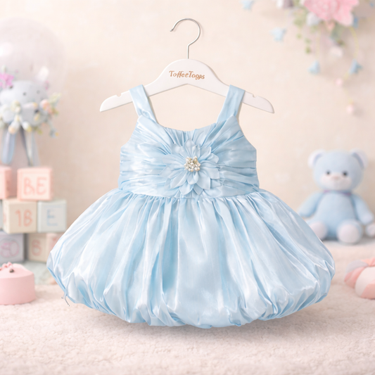 Crystal Blue Royale Frock