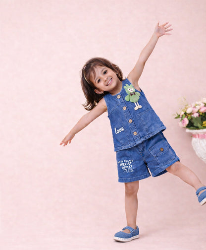 Cutie Cub Denim Set