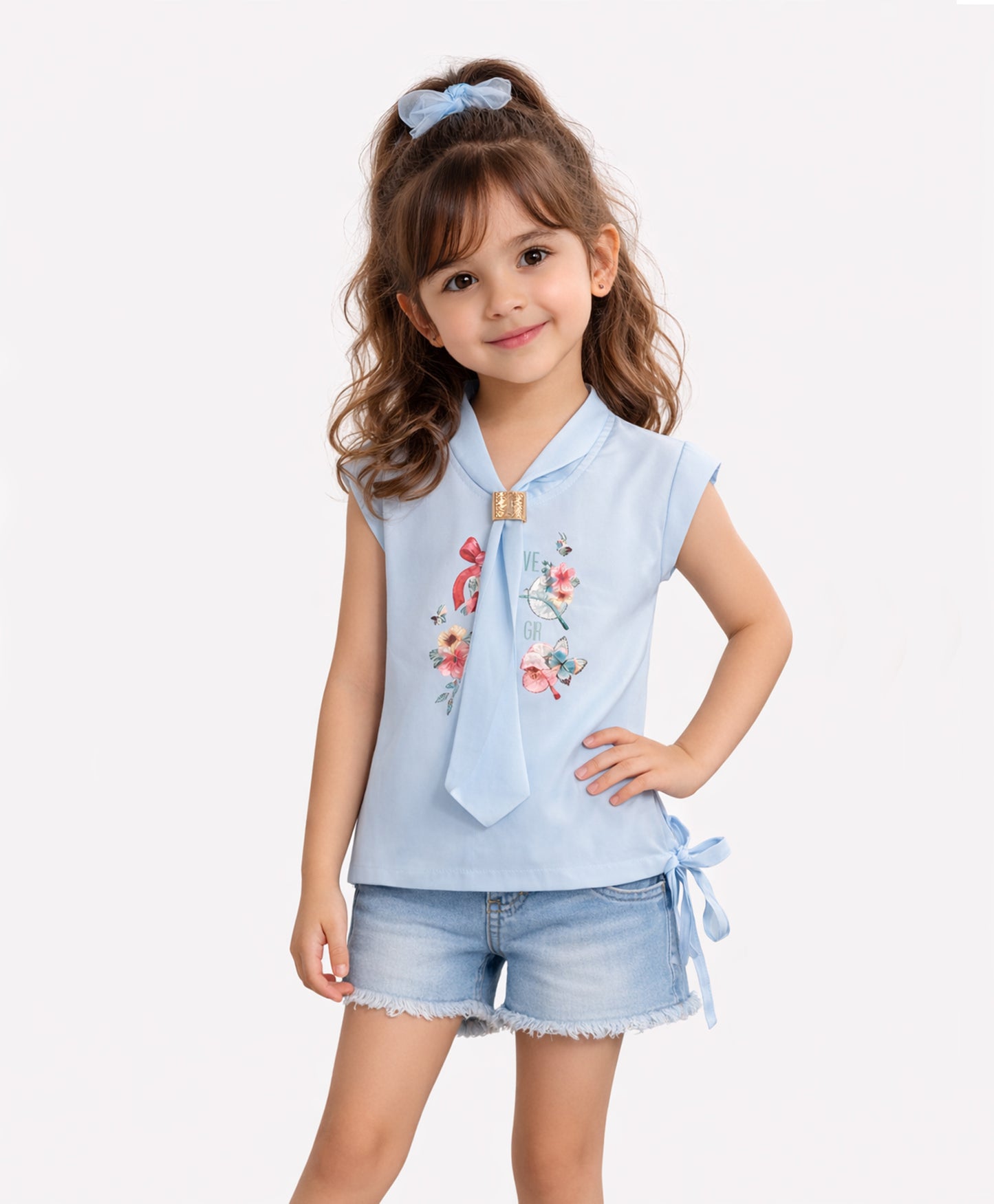 Floral Tie Top