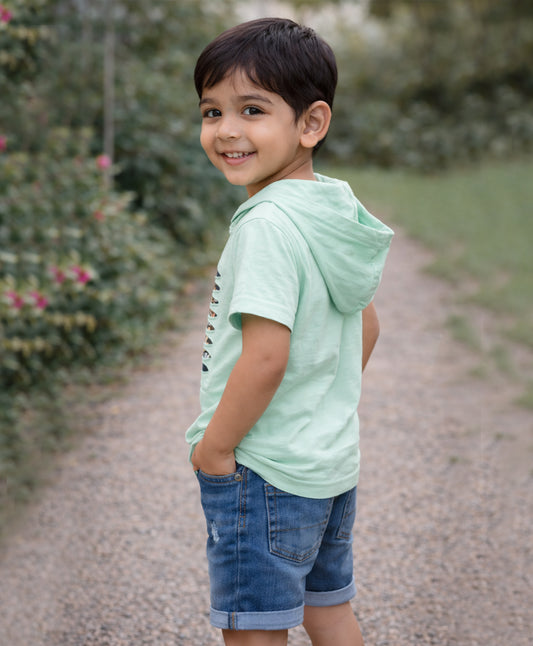 Sweet Slice Hoodie -  Sea Green