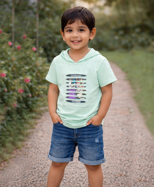 Sweet Slice Hoodie -  Sea Green