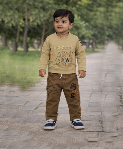 Sweatshirt Set - Warm Beige
