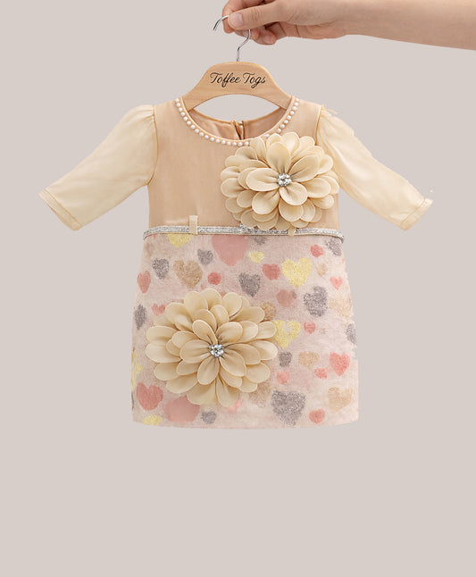 Ivory Bloom Party Dress