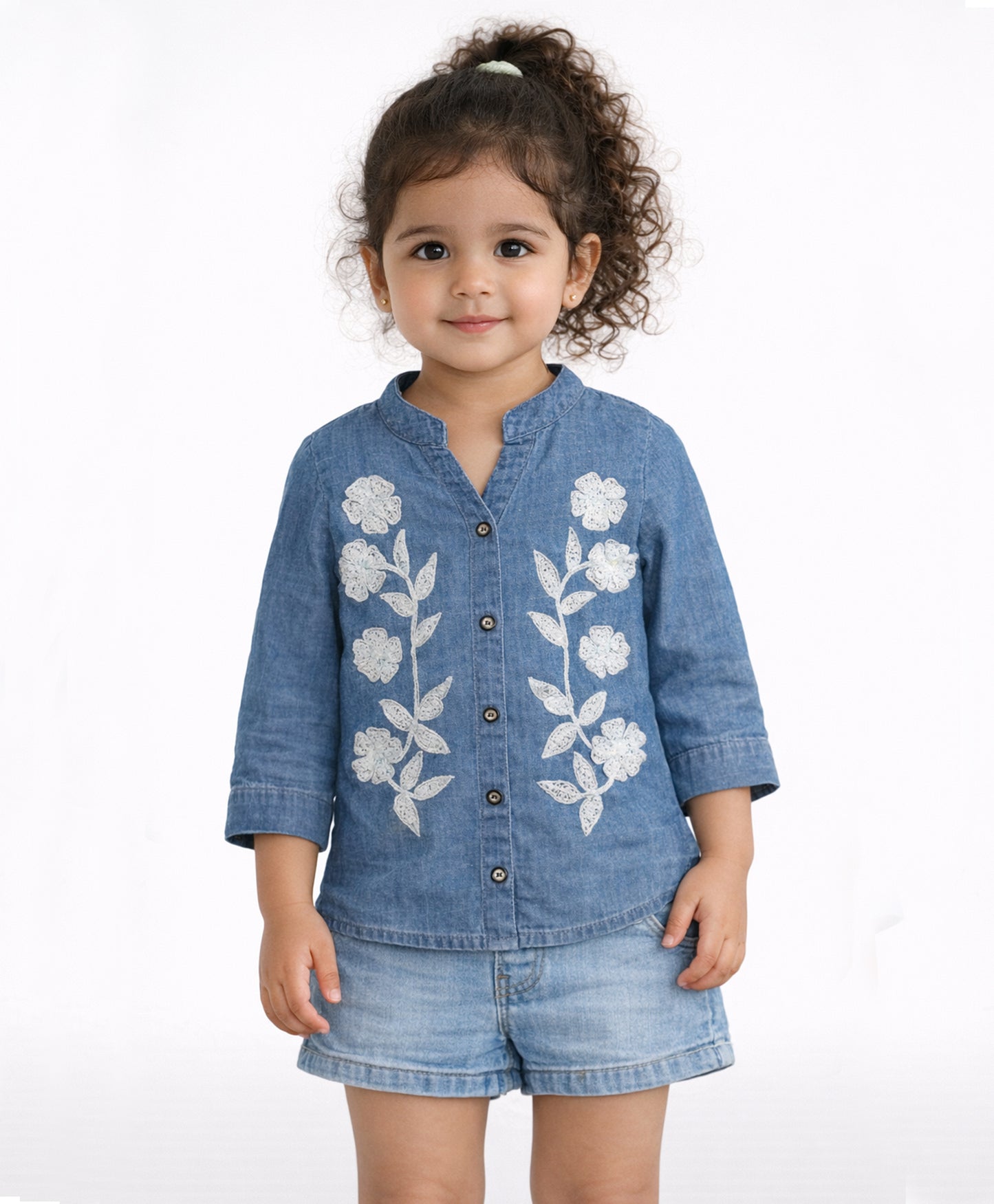 Denim Bloom Set