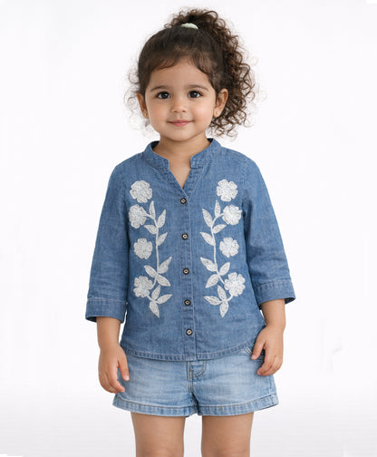 Denim Bloom Set