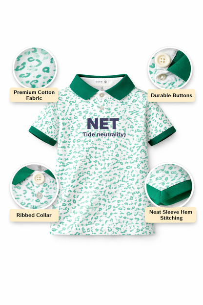 Green Splash Polo T-Shirt
