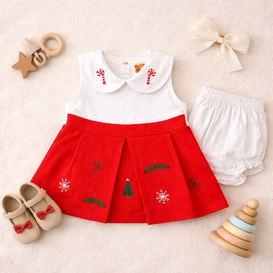 Candy Cane Christmas Frock