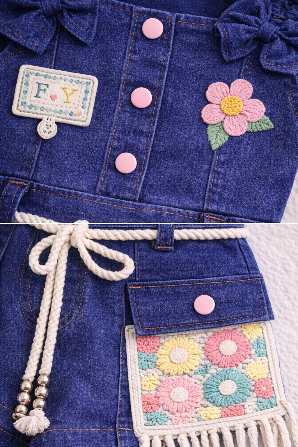 Snuggle Denim Dungaree
